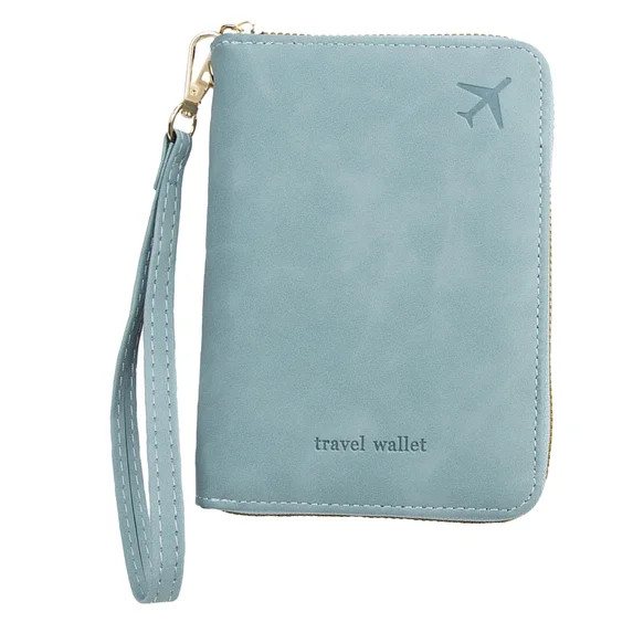 Light Blue Rfid Passport Holder, Meiiso Rfid Blocking, Passport Bag, Travel Organizer for Rfid Pa... | Walmart (US)