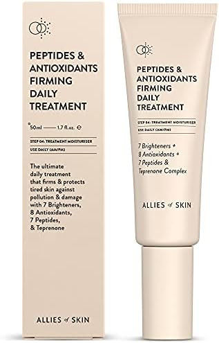 Allies of Skin Peptides & Antioxidants Firming Daily Treatment. Moisturizer Face Cream. Hyaluronic A | Amazon (US)