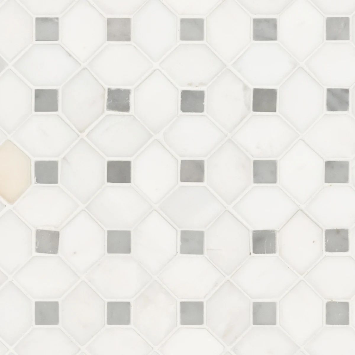 Bianco Dolomite - 12" x 13" Dot-Mounted Mosaic Sheet - Polished Marble Visual - Sold by Carton (1... | Build.com, Inc.