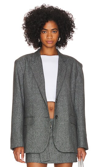 Menaggio Jacket in Grey | Revolve Clothing (Global)