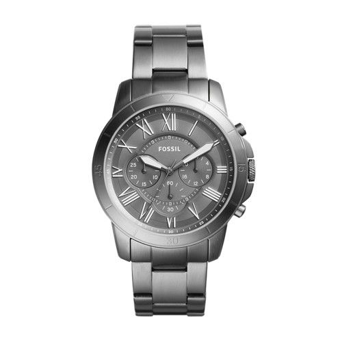 Fossil Grant Sport Chronograph Smoke Stainless Steel Watch Fs5256 Grey | Fossil (US)