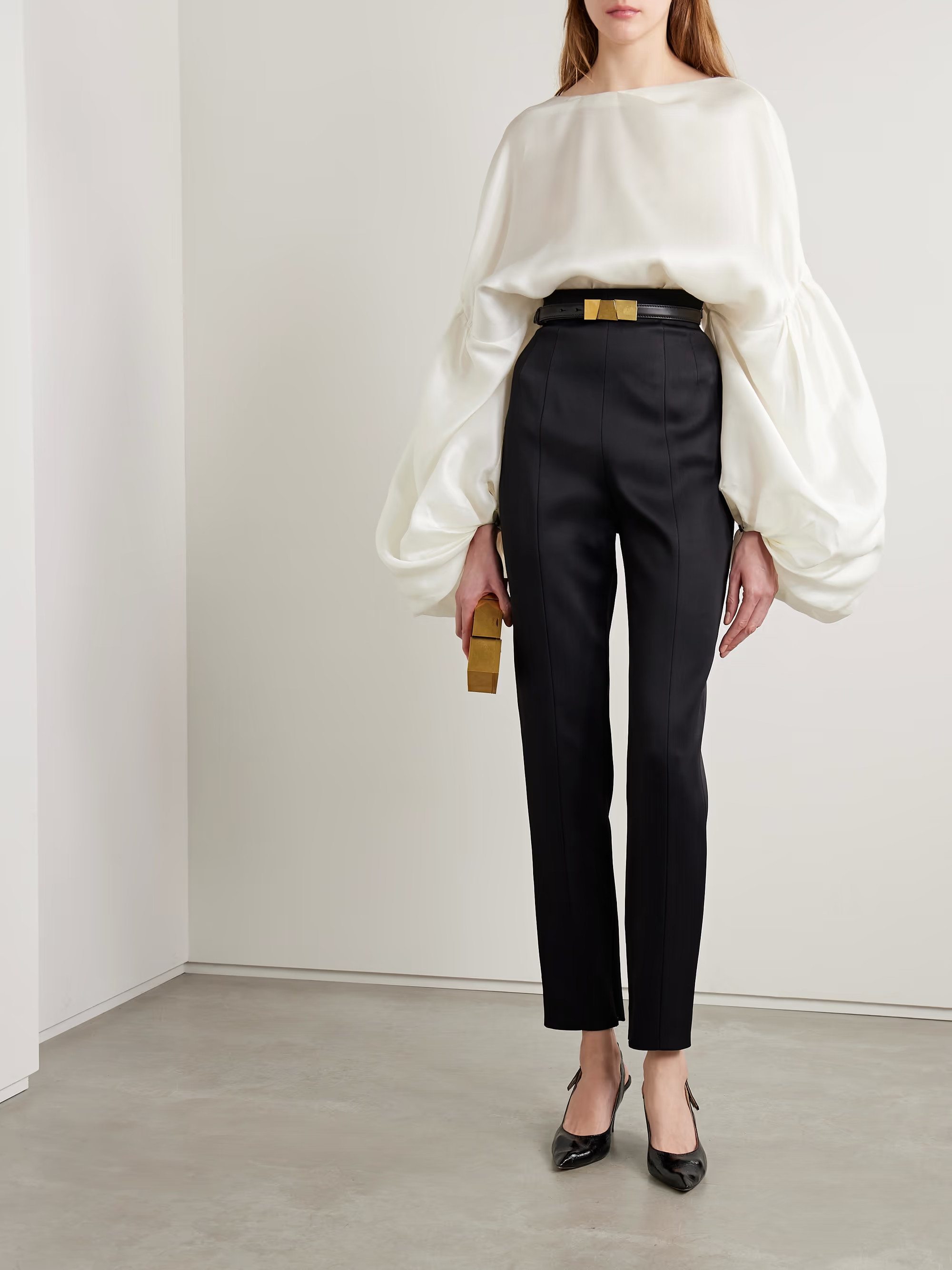 Quico oversized silk blouse | NET-A-PORTER (US)