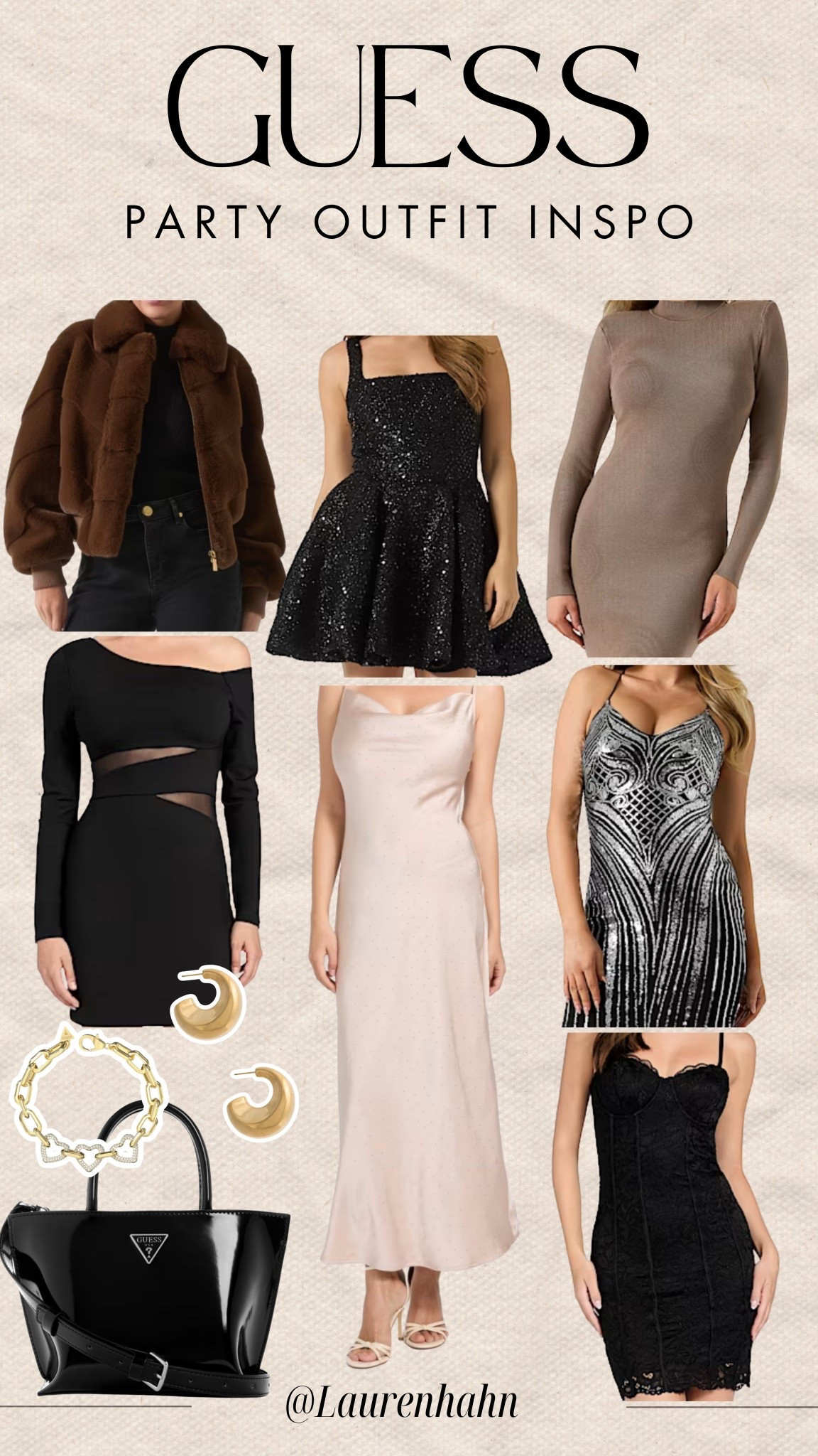 Party Outfit Inspo from Guess!
#ad #guesspartner @Guess 

#LTKpartywear #LTKstyletip #LTKbag
