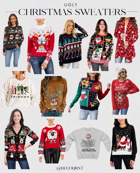 Ugly Christmas sweaters! 

#LTKHoliday #LTKunder100 #LTKSeasonal