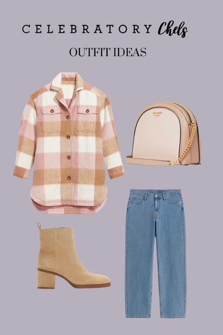 Long plaid shacket
Tan boots
90’s baggy jeans
Y2K fashion 
Crossbody
Pale pink
Beige 
Fall outfit
Fall fashion
Cozy style
Fall and winter 
School outfit 
Travel outfit 

#LTKSeasonal #LTKshoecrush #LTKitbag