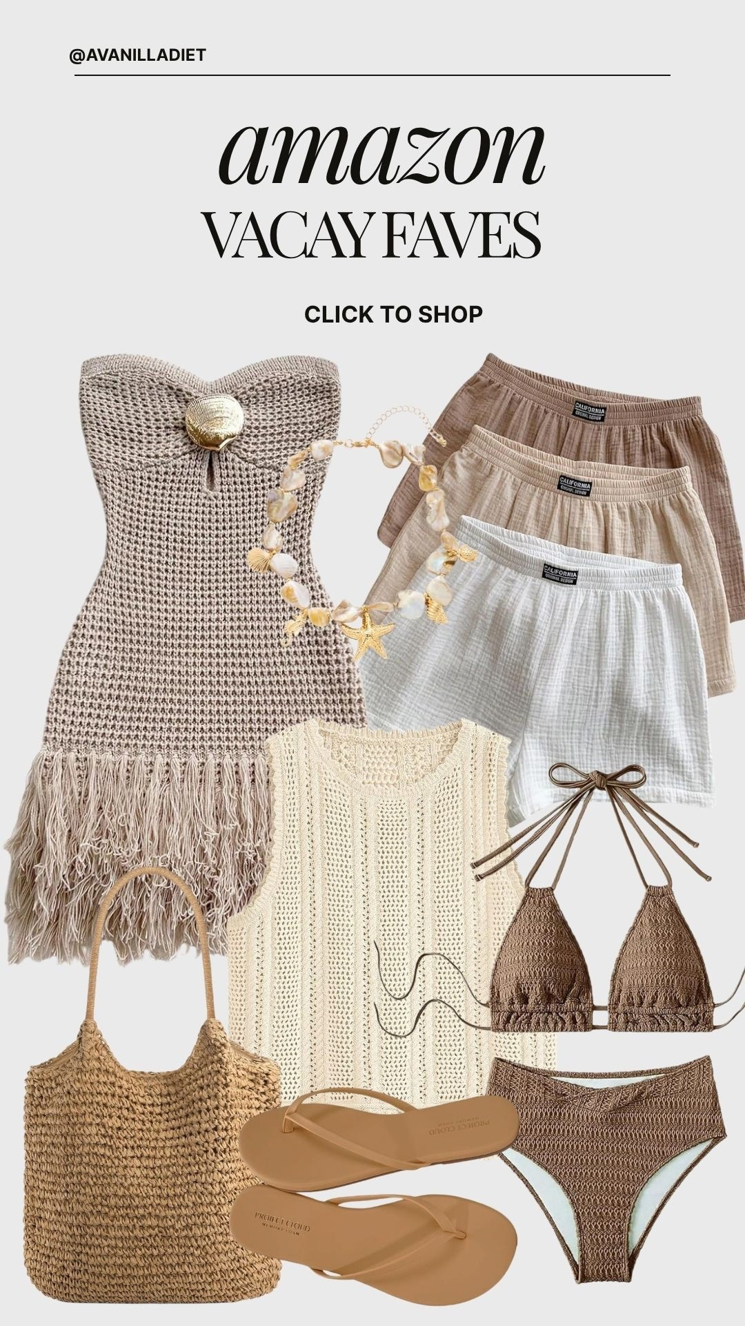 Must have vacation staples! Neutral and so cute! ✨

Spring, summer, tank, bag, flip flops, casual outfit, spring outfit, summer outfit, shorts, gold, bikini

#LTKTravel #LTKootd #LTKSwim