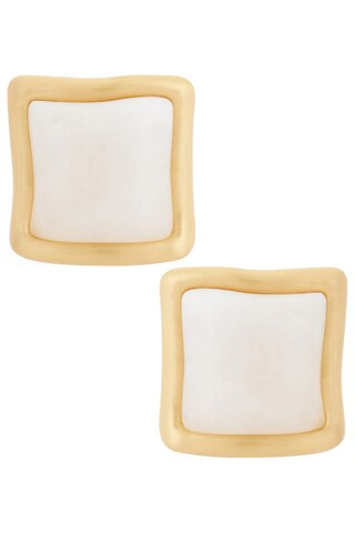 Cult Gaia Suni Earring in Cream | FWRD 