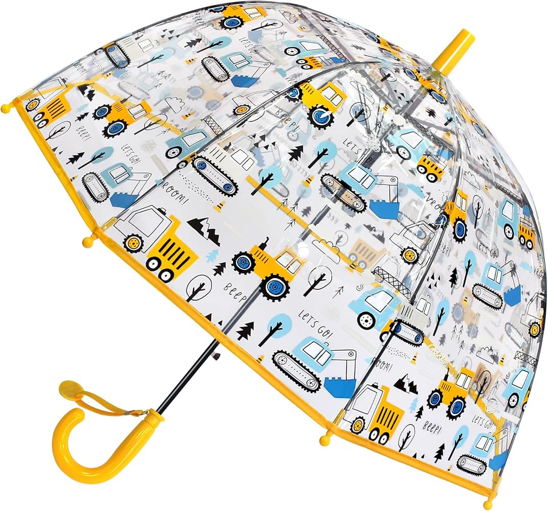 Kids Clear Umbrellas for Rain Dome Bubble Umbrella Windproof for Kids Boys and Girls | Amazon (US)