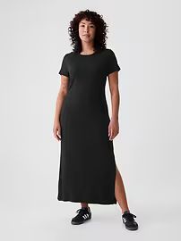 Modern Rib Maxi T-Shirt Dress | Gap (US)