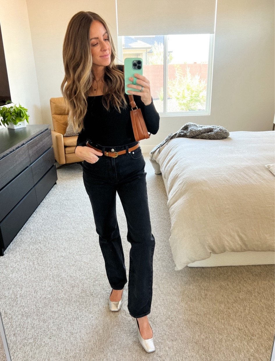 Use code LTK20 for 20% off everything at Madewell! They have so many good basics- like these jeans!!! They are so good. 

#LTKxMadewell