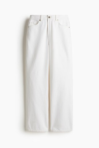 H & M - Wide High Jeans - White | H&M (UK, MY, IN, SG, PH, TW, HK)