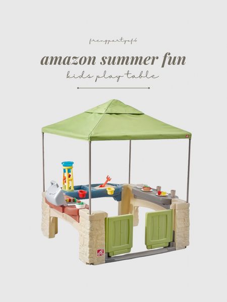 Amazon play table with umbrella, only a few left. These sell out so fast! We have the water table version and my kids love playing with it. 

#LTKKids #LTKSeasonal #LTKSaleAlert