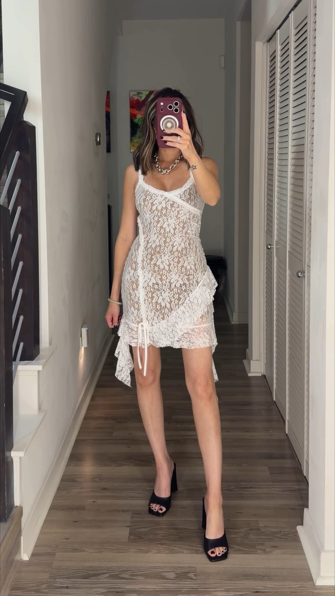 Date night outfit ⚡️This lacy white mini dress is so fun for spring and summer. Style it with heels for date nigh or boots for festival season. 

Summer dress, mini dress, lace dress, white dress, spring outfit, The Stylizt

#LTKootd #LTKdayinmylife #LTKSeasonal