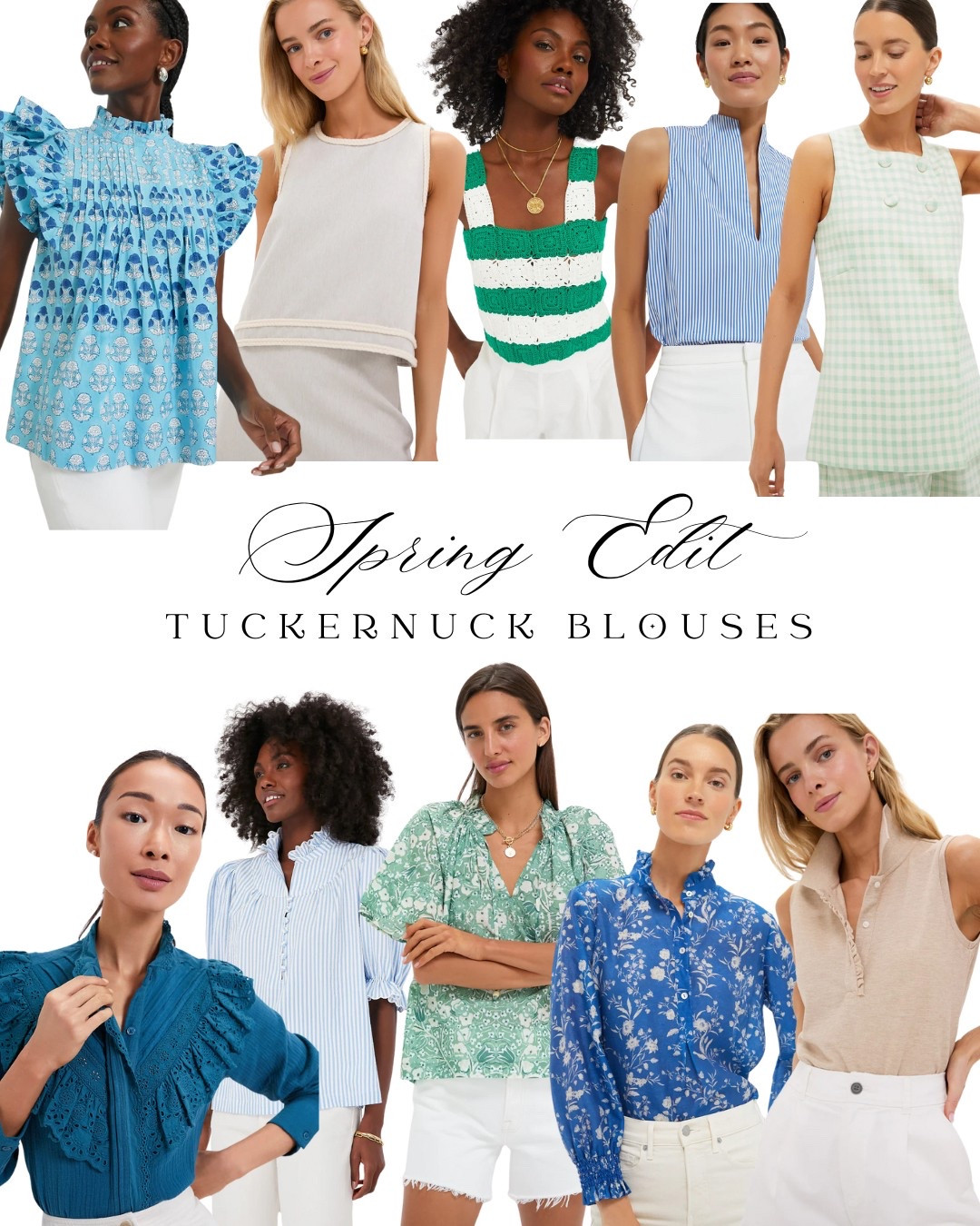 Spring is in full bloom at Tuckernuck! Today’s edit features some of my favorite blouses for warmer months. 🌷☀️

#LTKStyleTip #LTKSeasonal #LTKWorkwear
