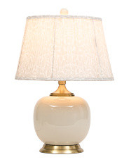 22in Linen Shade Wilma Brook Table Lamp | Bedroom | Marshalls | Marshalls