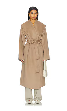 Lovers and Friends x Christina Elezaj Noor Coat in Taupe from Revolve.com | Revolve Clothing (Global)
