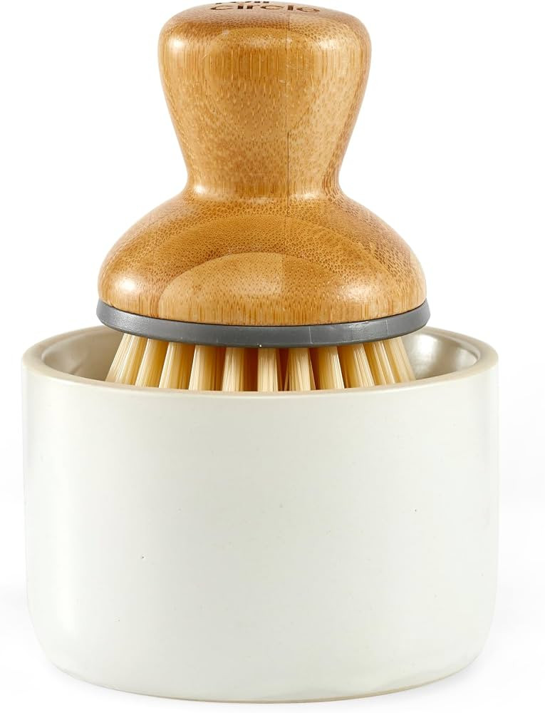 Full Circle Bubbly Palm Brush & Ceramic Soap Dispenser \u2013 Family Safe, Formaldehyde-Free \u20... | Amazon (US)