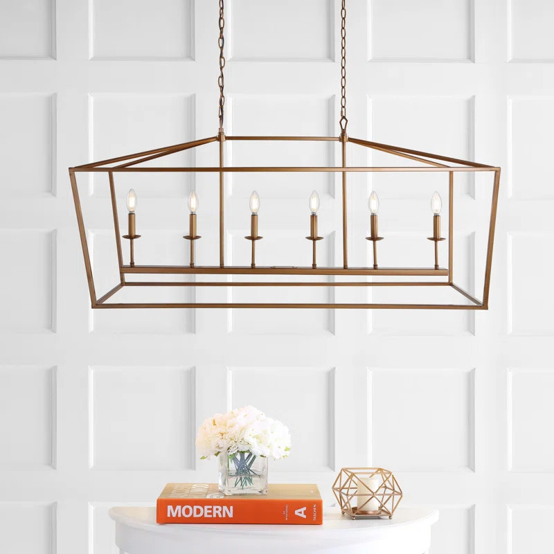 Maggiemae 6 - Light Kitchen Island Linear Pendant | Wayfair North America