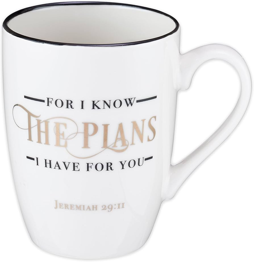 Christian Art Gifts White Ceramic Coffee Mug – 12 oz. Lead and Cadmium-free Non-Toxic Inspirati... | Amazon (US)
