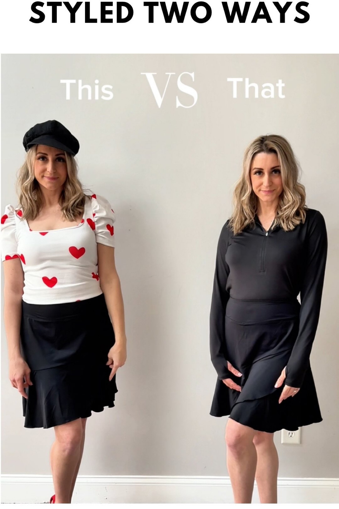 This VS That? (save this for inspo) 💖 VOTE BELOW ⬇️ /ad Dressy or Dresses down? 🤔 @g4free_activewear Tag a bestie who would look AMAZING in this skirt!! 👭

Use code G4FREE10 for extra 10% Off

#ootd #ootdfashion #ootdinspiration #ootdshare #ootdstyle #ootdfash #outfitoftheday #outfits #stylediary #reelsinstagram #ootdpost #outfitstyle #outfitideas #reels #styleinspiration #styleblogger #styleinspo #editorial #explorepage #explore #amazing #wow