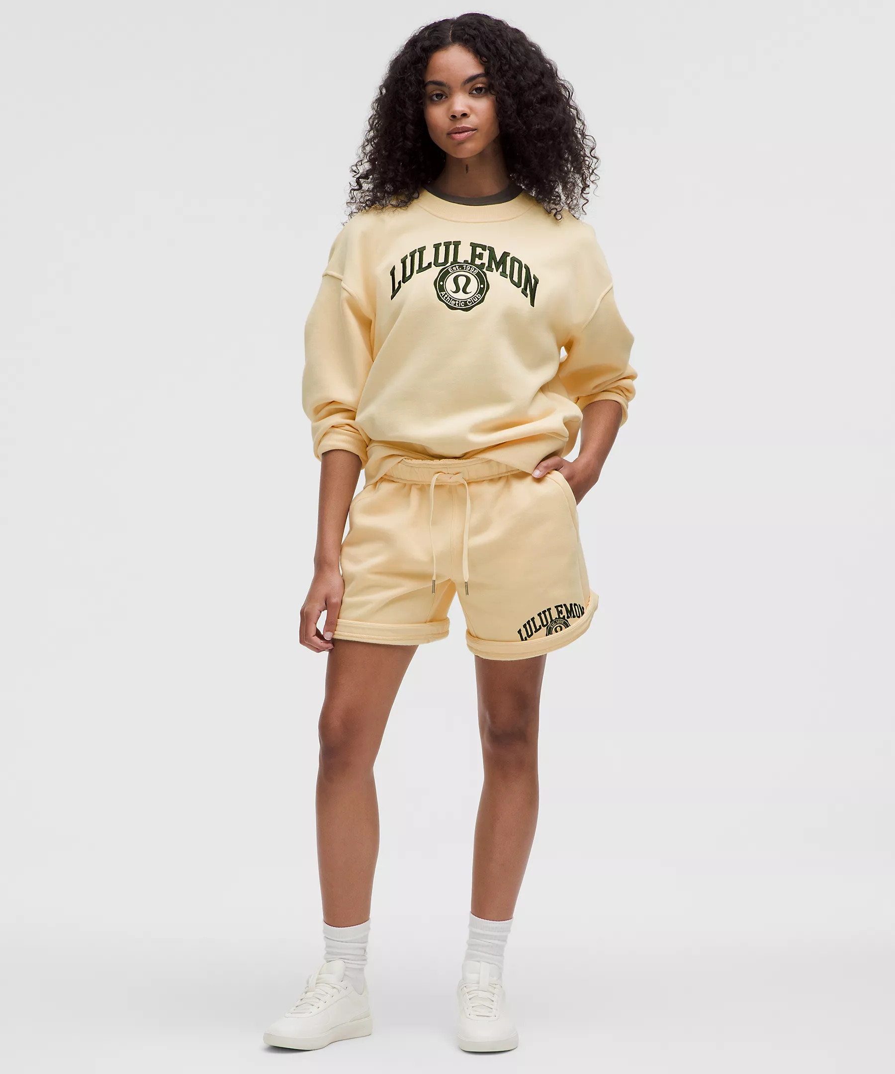 Scuba Mid-Rise Oversized Short 7" *Graphic | Women's Shorts | lululemon | Lululemon (US)