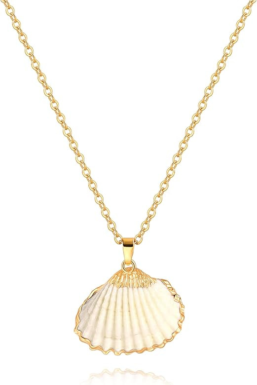 18K Gold Plate Compass Pendant Necklace for Women Dainty Sunflower Coin Necklaces Personalized Ch... | Amazon (US)