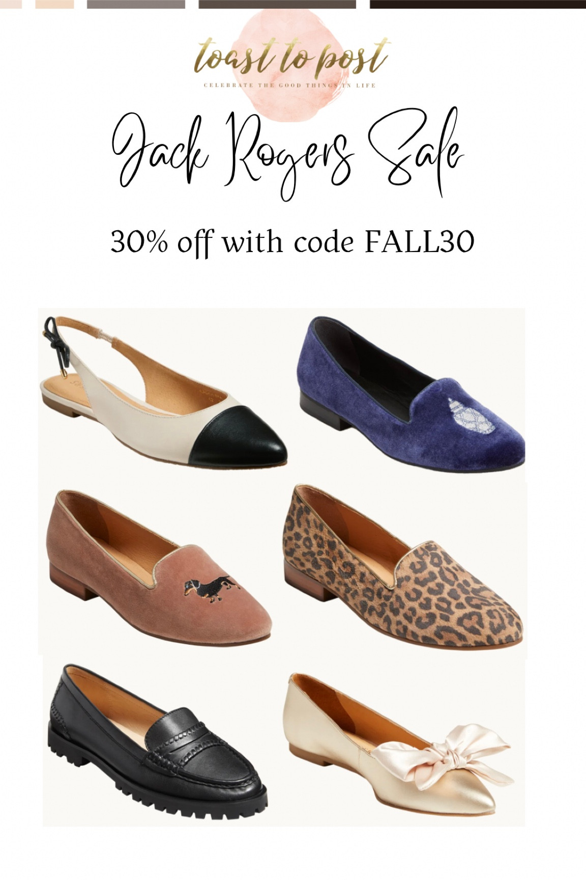 Jack Rogers Sale 30% off with code FALL30



#LTKunder100 #LTKsalealert #LTKworkwear