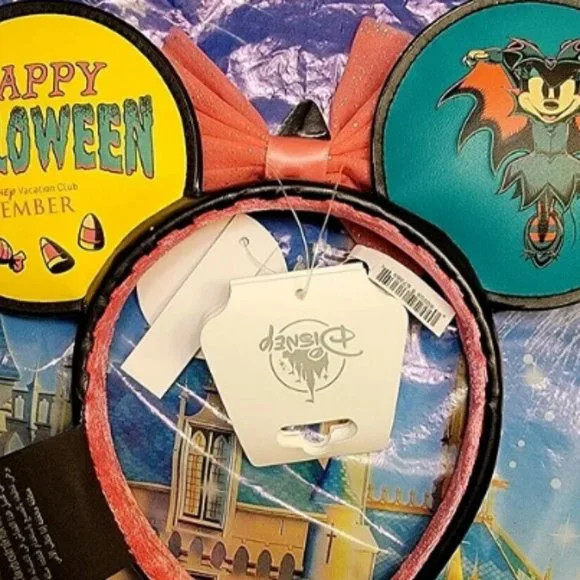 2023 Disney Parks Vacation Club DVC Happy Halloween Minnie Headband Ears New °o° | Poshmark