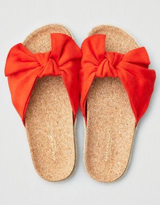 AEO Bow Slide Sandal | American Eagle Outfitters (US & CA)