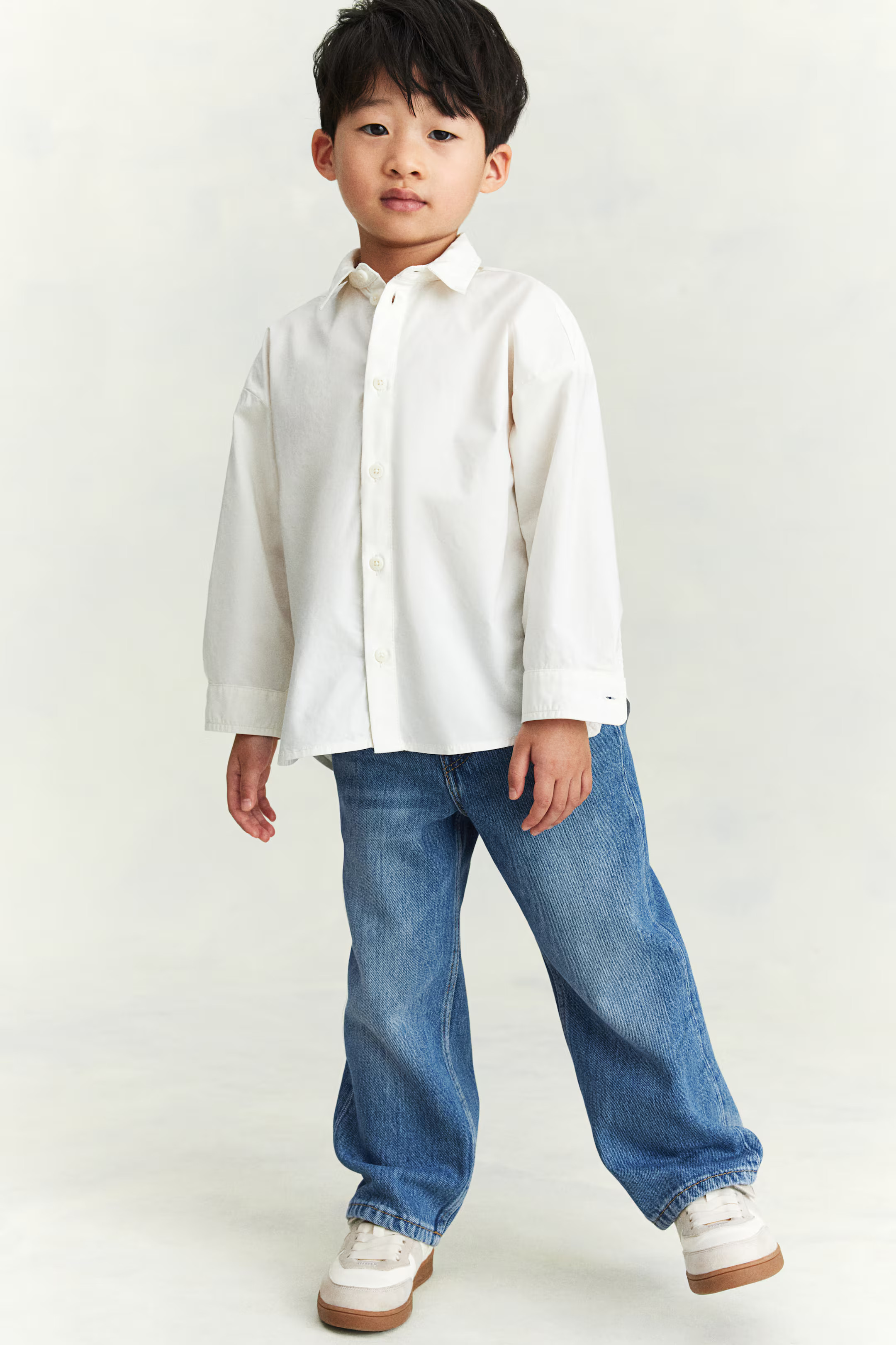 Cotton Shirt - Light blue - Kids | H&M US | H&M (US + CA)