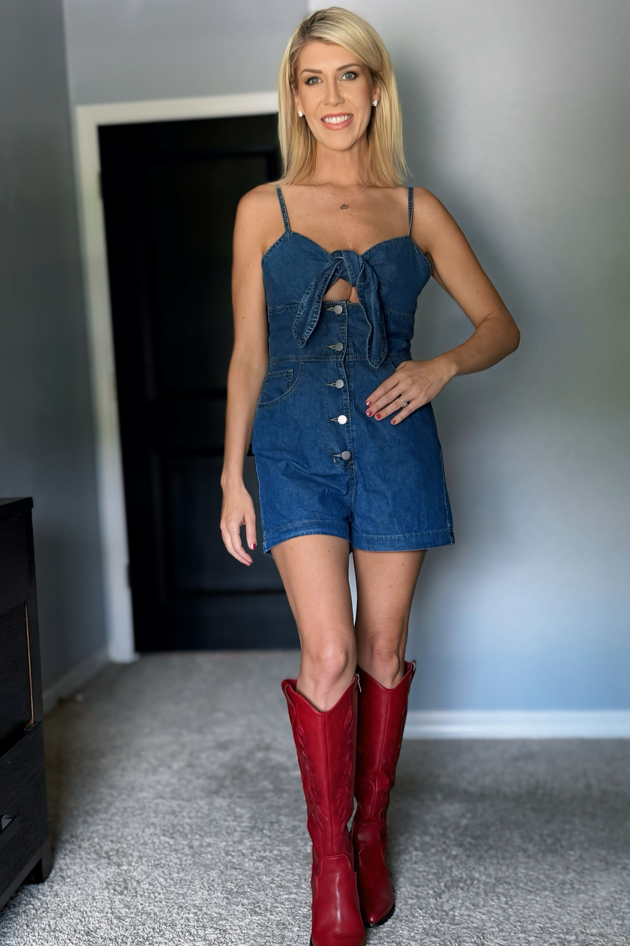 Jean romper

#LTKStyleTip #LTKSummerSales