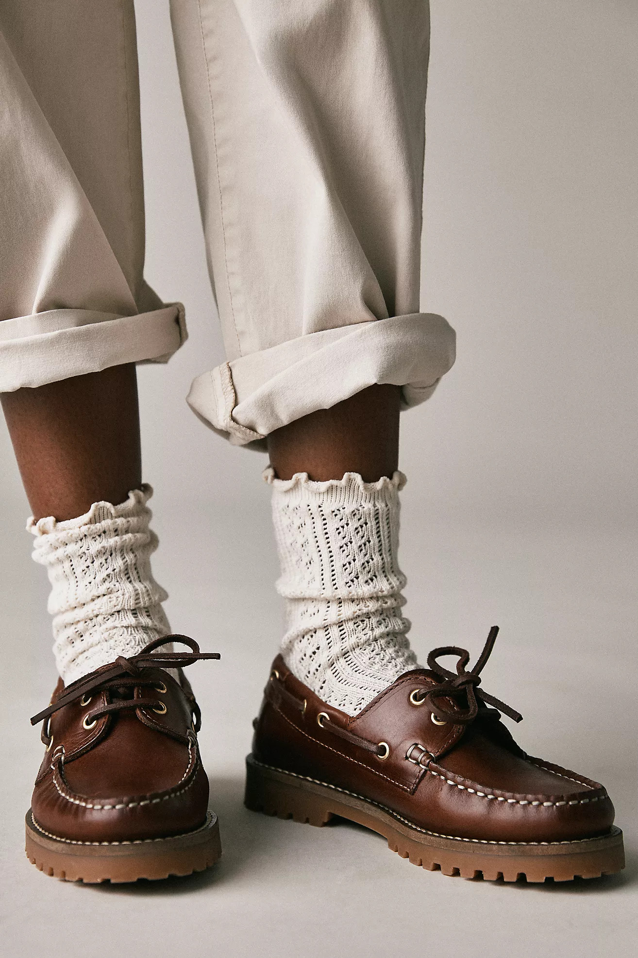 By Anthropologie Lug Boat Loafers | Anthropologie (US)