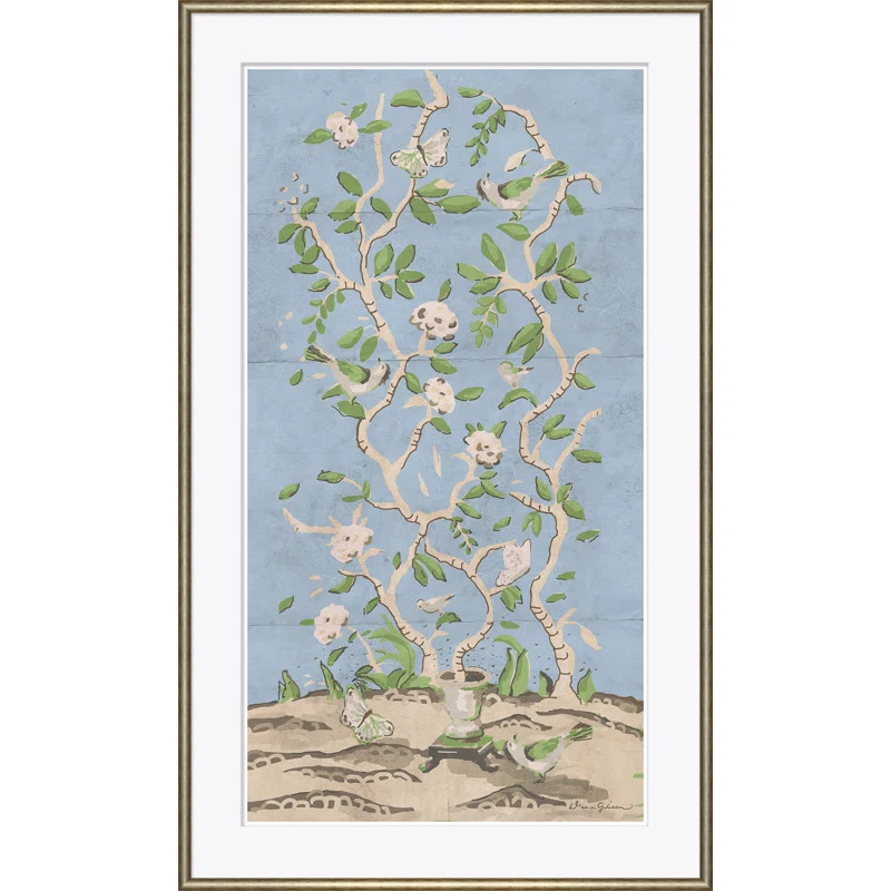 Ditchley Park In Pink Giclee Print by Dana Gibson | Perigold