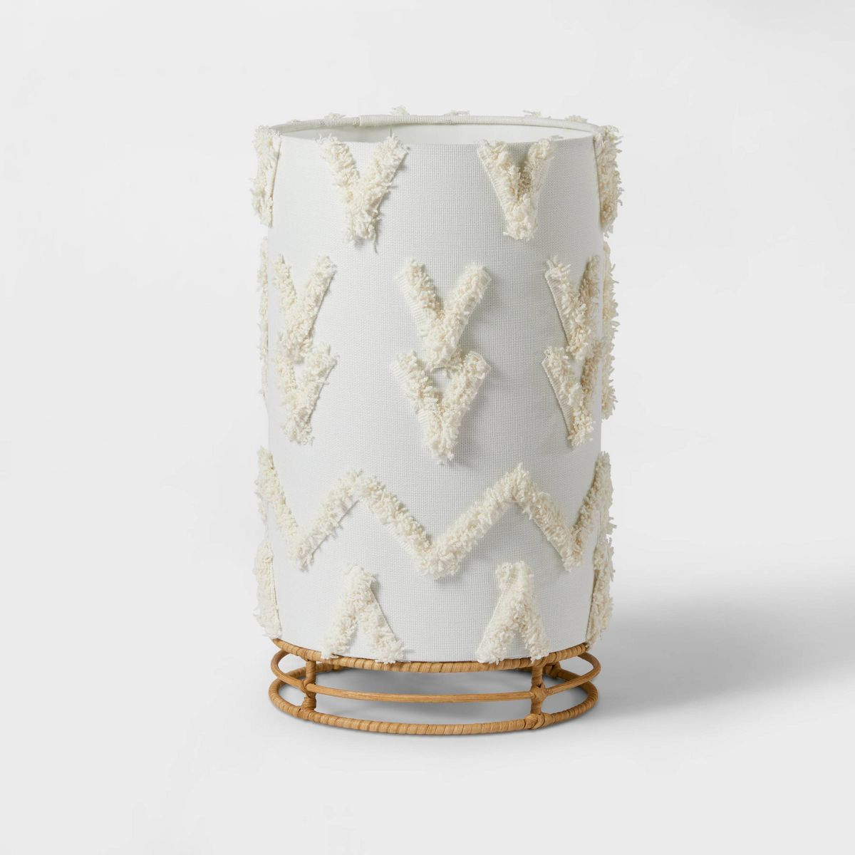 Boho Rattan Cylinder Kids' Nightlight - Pillowfort™ | Target