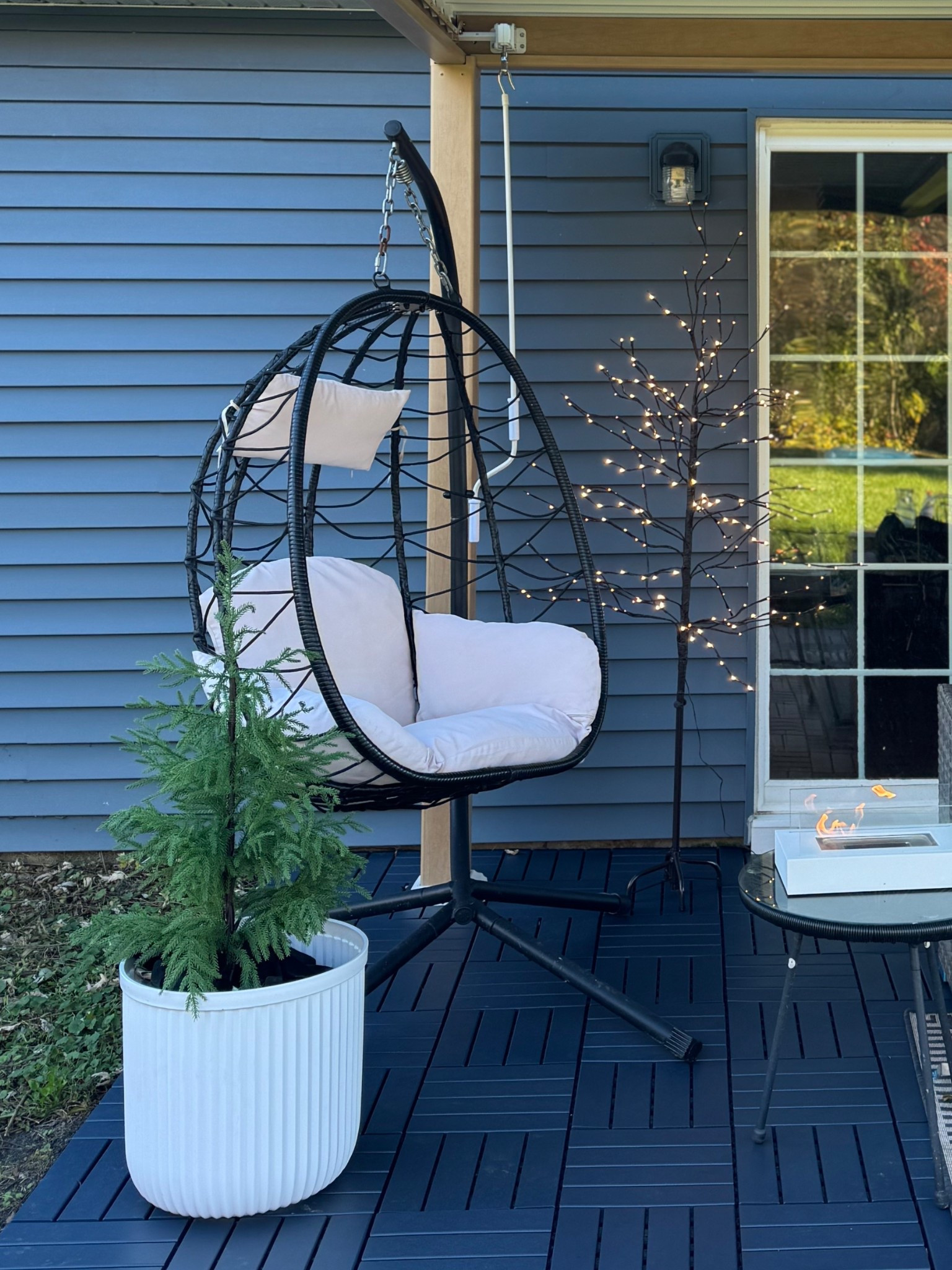 My favorite part about my patio is sitting in my swing chair on nice days!

#LTKHome #LTKSpringSale #LTKSaleAlert