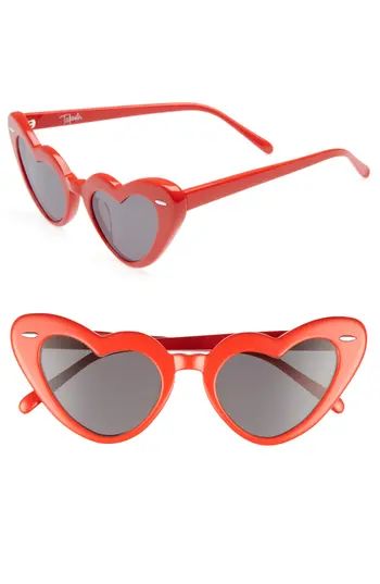 Women's Takesh J'Adore 46Mm Heart Sunglasses - | Nordstrom