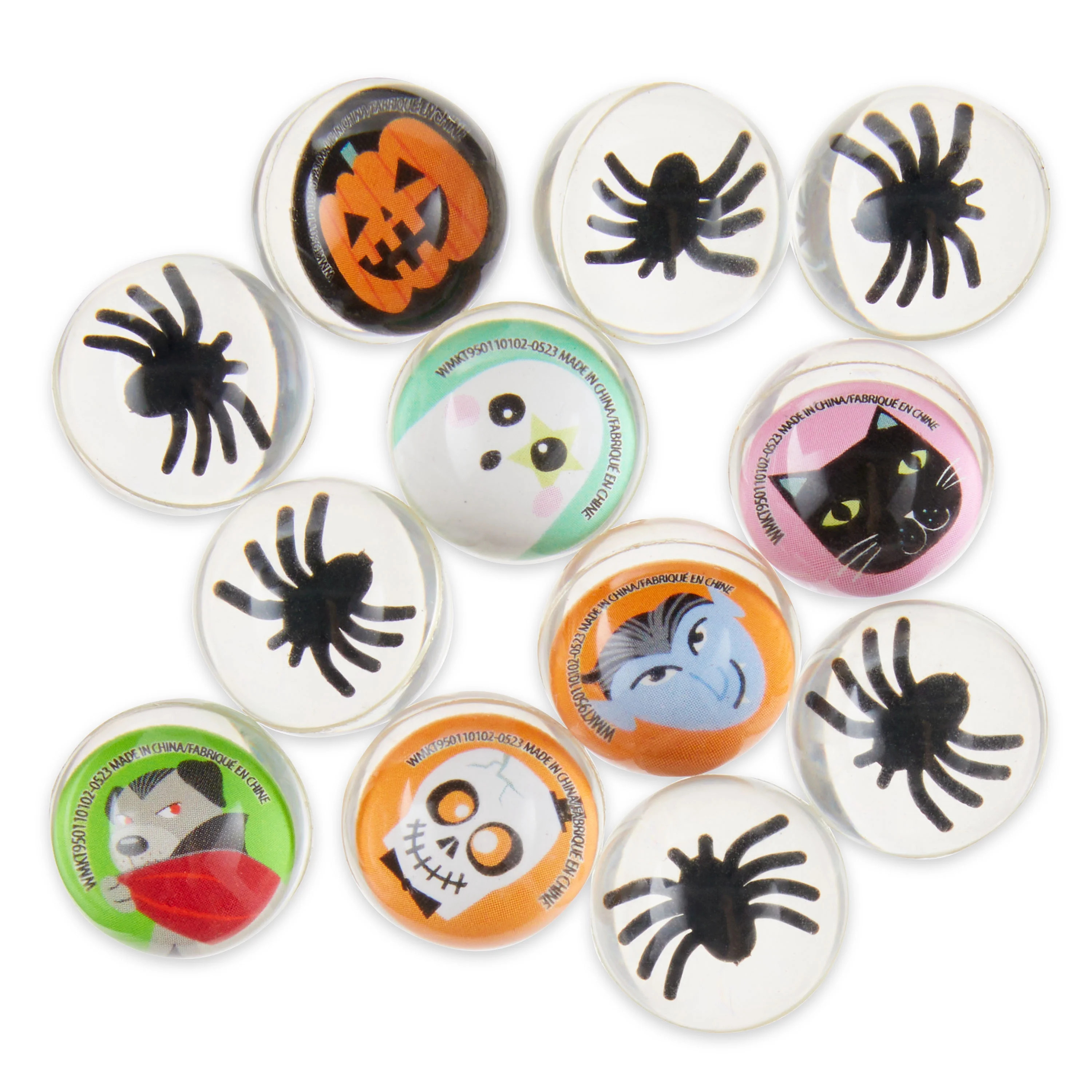 Halloween Assorted Colors Plastic Bouncy Ball Party Favors, 12 Count, by Way To Celebrate | Walmart (US)