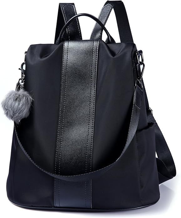 Women Backpack Purse Waterproof Nylon Anti-theft Rucksack Lightweight Shoulder Bag | Amazon (US)