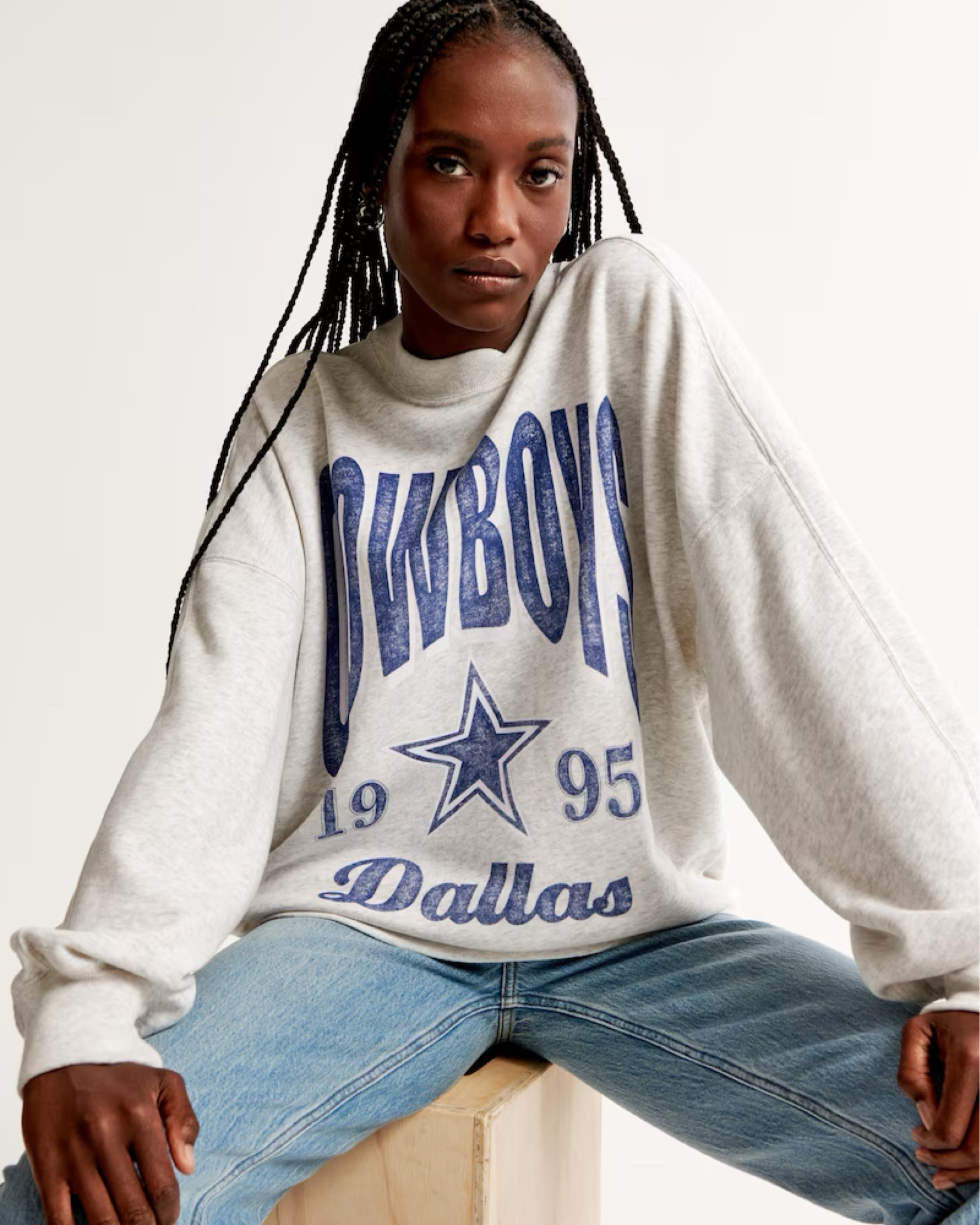 Oversized Cowboys crewneck 💙🏈