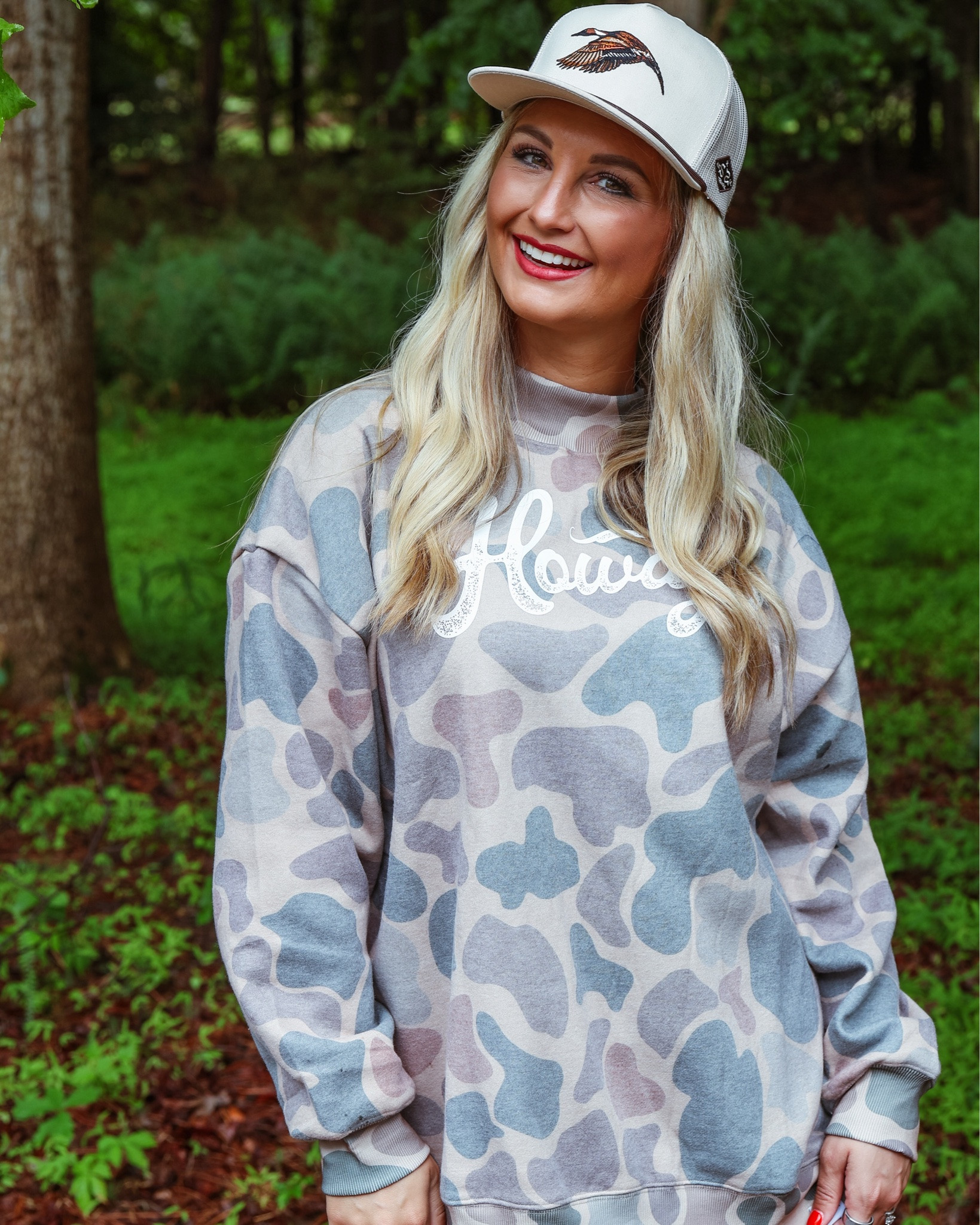 Howdy 🦆🪾🌳👢

@willowchicboutique | Code: AMBERM20
#westernfashion #westernstyle #cowgirlfashion #camo #countrystyle