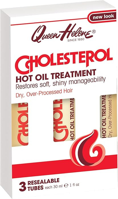 Queen Helene Cholesterol Hot Oil Treatment in Resealable Tubes, 3-1 fl oz (29.57 ml) tubes | Amazon (US)
