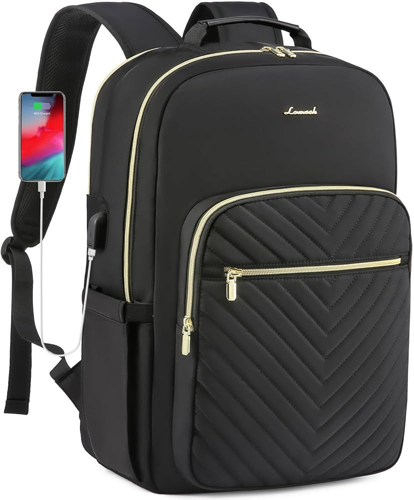 LOVEVOOK Large Travel Backpack Women with 17.3-inch Laptop Compartment, Work Business Computer Ca... | Amazon (US)