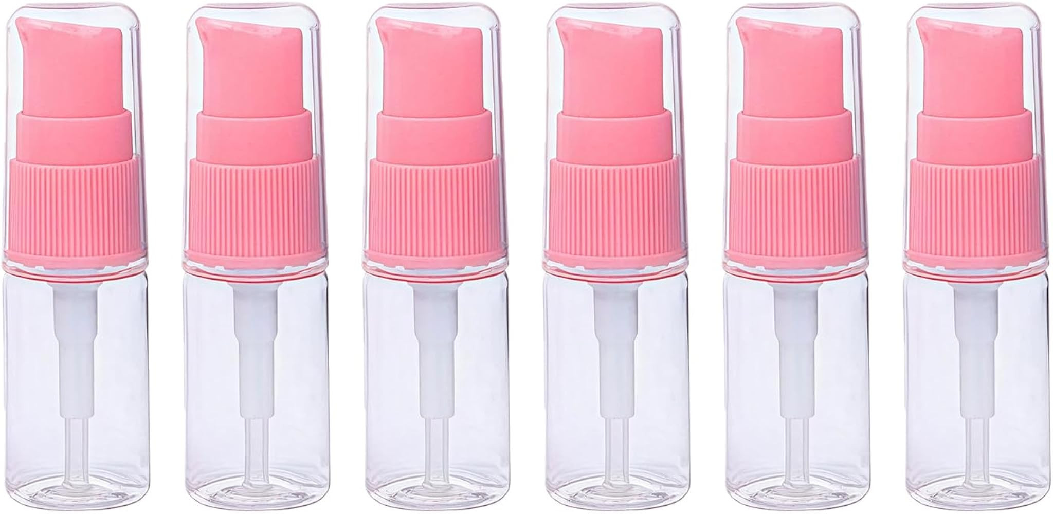 erioctry 10ML Portable Empty Refillable Bottle Cream Shampoo Lotion Treatment Pump Bottle with Ca... | Amazon (US)