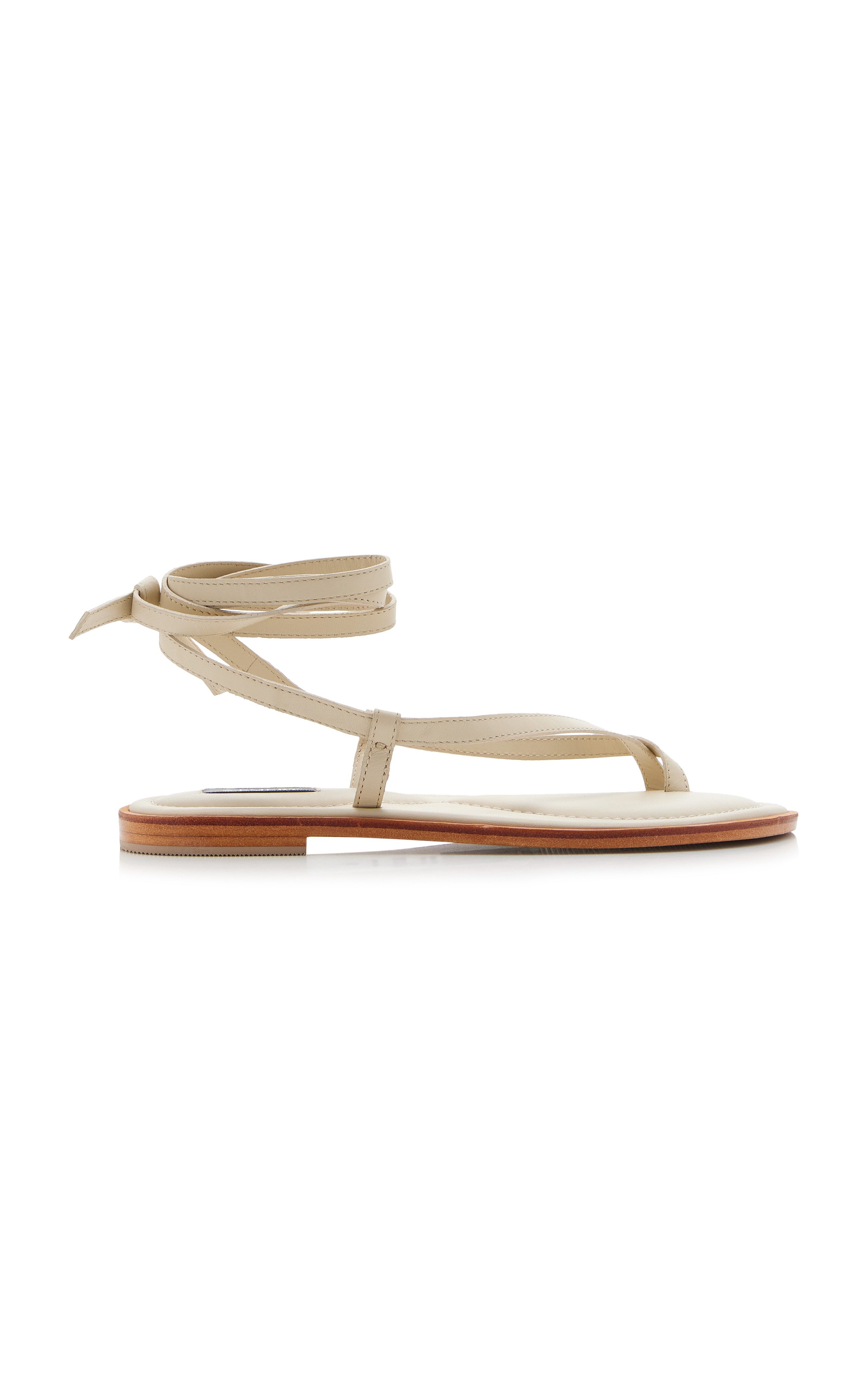 Elliot Leather Wrap Sandals | Moda Operandi (Global)