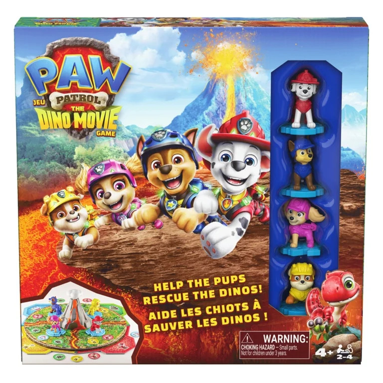 Spin Master Games, PAW Patrol: The Dino Movie Game, 2-4 Players, Ages 4 and up | Walmart (US)