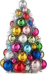 RAZ Imports 2022 Collected Metal Christmas 10in Ball Ornament Tree | Amazon (US)