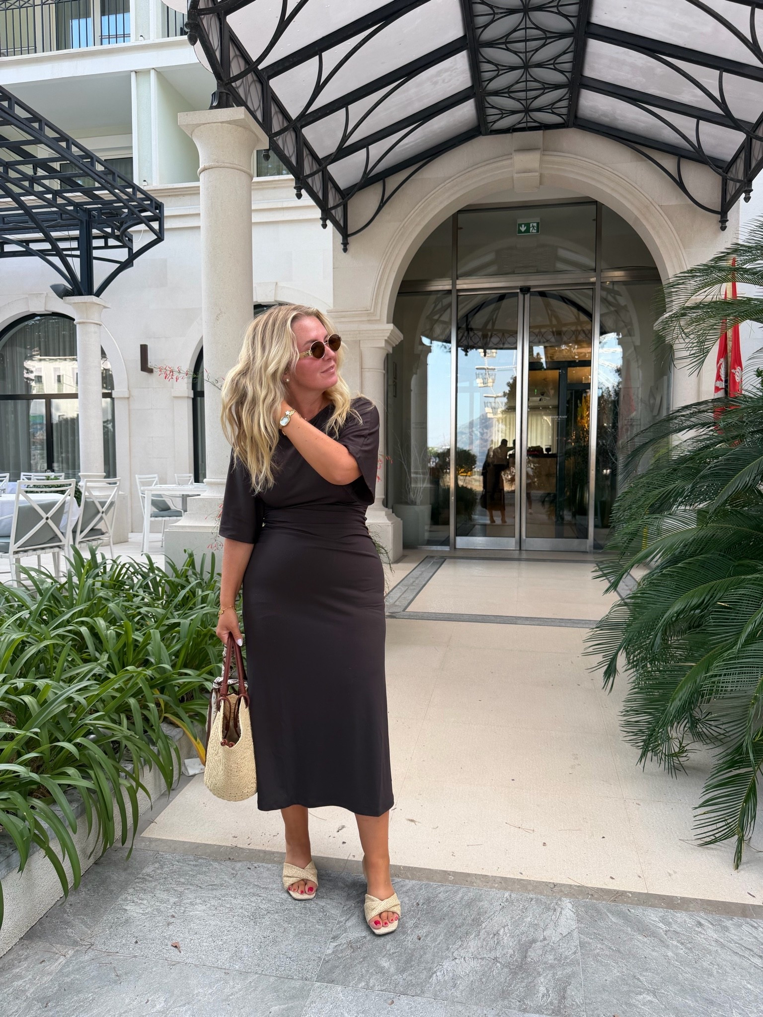 Dinner in Budva dress 🤎 loving the brown tones

#LTKootd