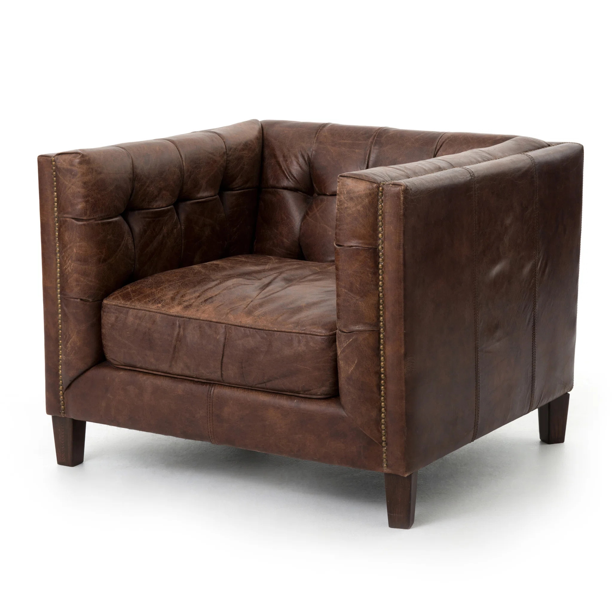 Carnegie Leather Club Chair | Wayfair North America