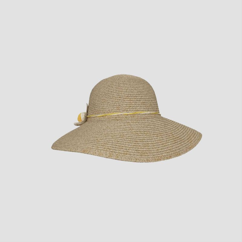 Baby Girls' Straw Floppy Hat - Cat & Jack™ Tan | Target