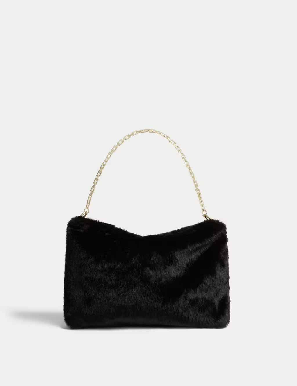 Faux Shearling Chain Strap Shoulder Bag | Marks & Spencer (UK)